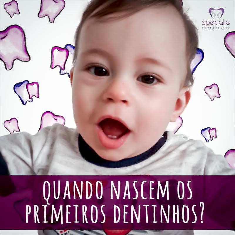 Quando nascem os primeiros dentinhos? 