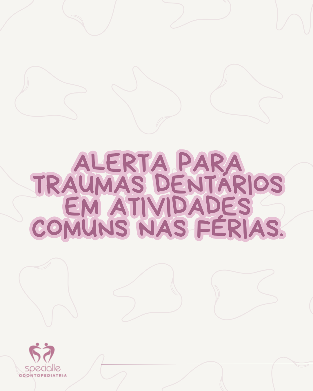 Alerta para traumas dentários em atividades comuns nas férias
